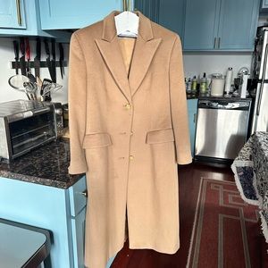 Vintage MaxMara camel coat wool & alpaca size 8